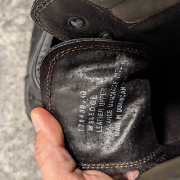 Men's Transcript Size 7 Black Boots - Picture 3 of 3